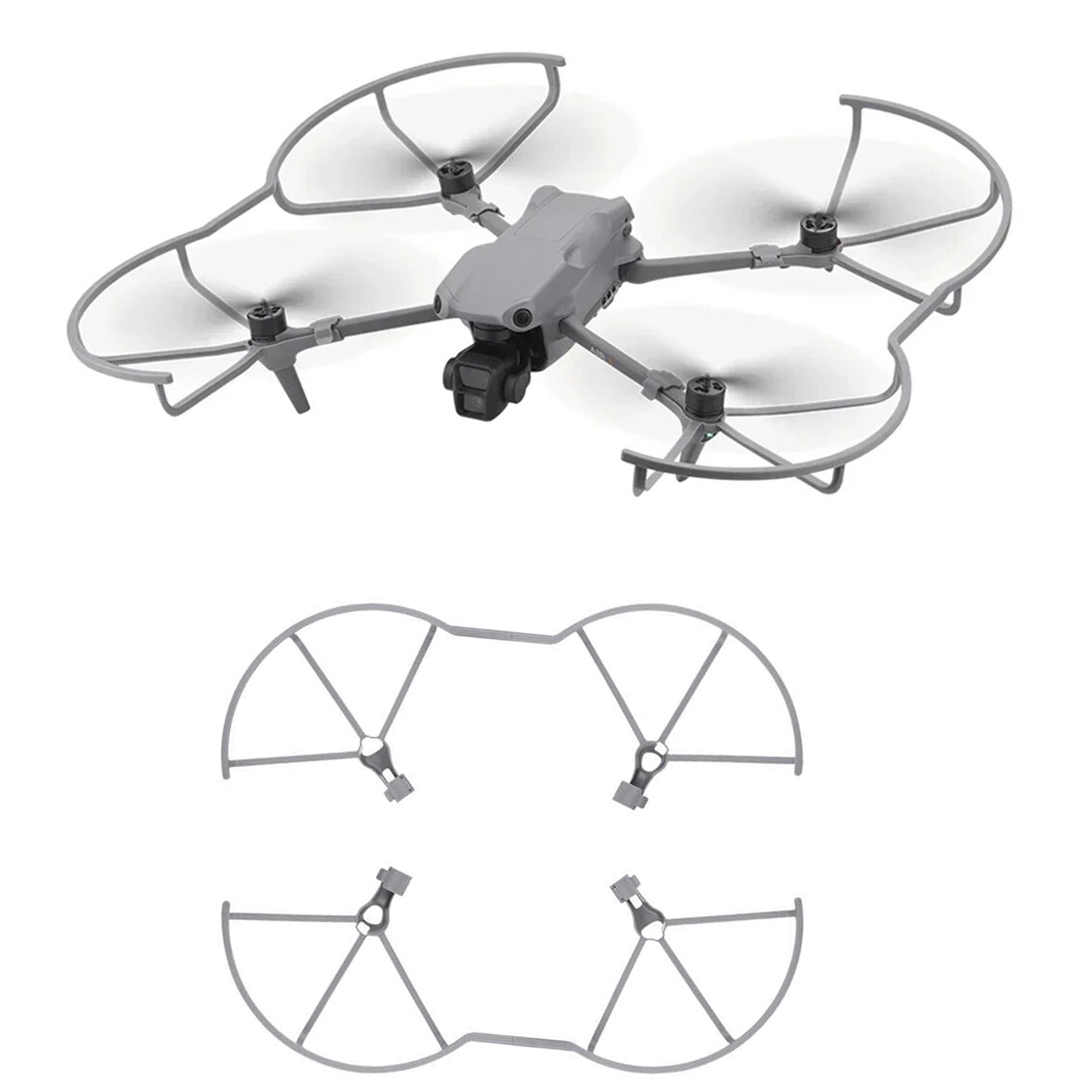 Drone Racing Propeller - プロペラガード DJI Air 3/Air 3S ドローンブレードウィング保護ケージ衝突防止カバー軽量ブレードガードアクセサリー